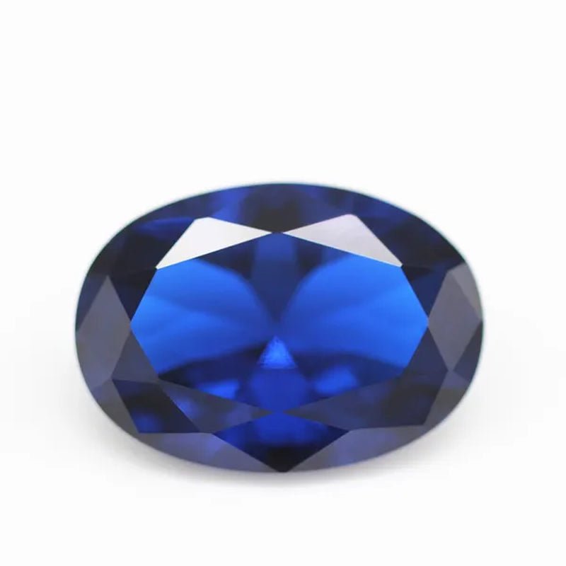 Natural Cutting 3A Blue Tanzania Sapphire Unheated 6x8mm 7x7mm Corundum Spinel Various Shapes Mosaic Jewelry Diy Blue Gem AAA - WORLD TIME VISITS