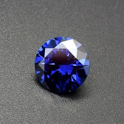 Natural Cutting Round Tanzania Sapphire ruby Corundum Spinel Mosaic Jewelry DIY Blue red Gem AAAAA