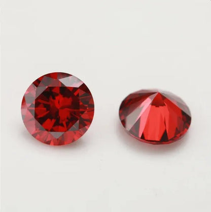 Natural Cutting Round Tanzania Sapphire ruby Corundum Spinel Mosaic Jewelry DIY Blue red Gem AAAAA