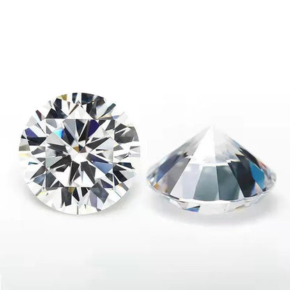 Natural Moissanite D Color Round Shape VVS1 Excellent Clarity Natual Moissanite With GRA Certificate Report and Card 1.0 Carat/ 2.0 Carat /3.0 Carat/4.0 Carat/5.0 Carat,Retail Price $9999 - WORLD TIME VISITS