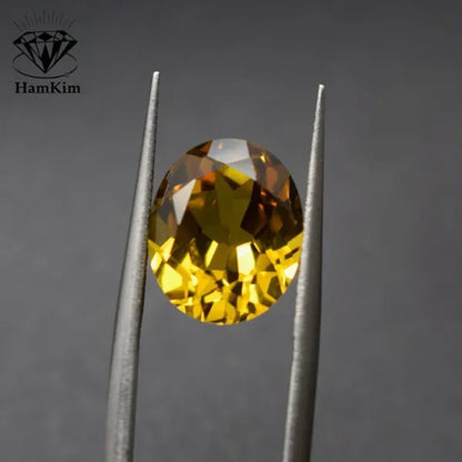 Natural Unheated AAAA 5.50 Cts AAAAA Gemstone Yellow Sapphire 9X11Mm Oval Cut Gem Sri-Lanka VVS Loose Gemstone Jewelry