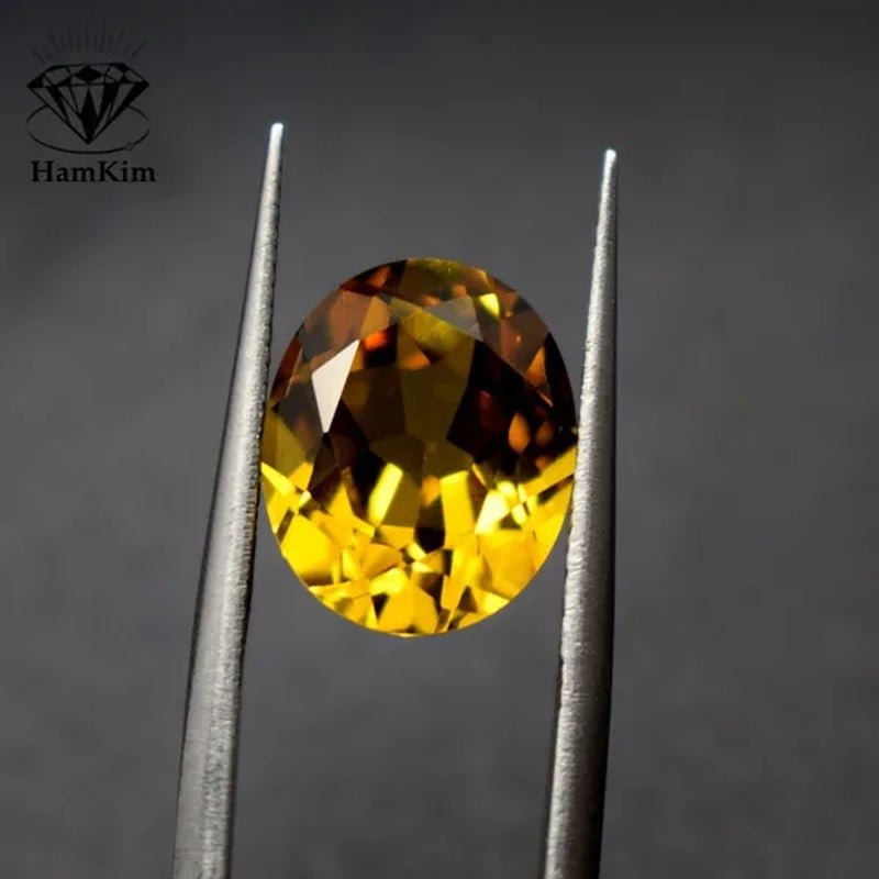 Natural Unheated AAAA 5.50 Cts AAAAA Gemstone Yellow Sapphire 9X11Mm Oval Cut Gem Sri - Lanka VVS Loose Gemstone Jewelry - WORLD TIME VISITS