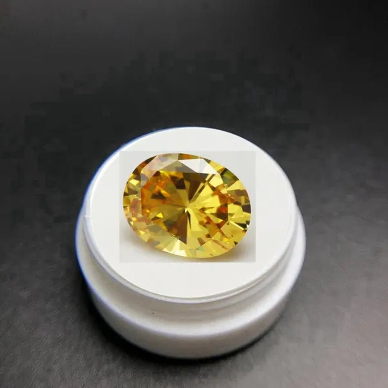 Natural Unheated AAAA 5.50 Cts AAAAA Gemstone Yellow Sapphire 9X11Mm Oval Cut Gem Sri - Lanka VVS Loose Gemstone Jewelry - WORLD TIME VISITS