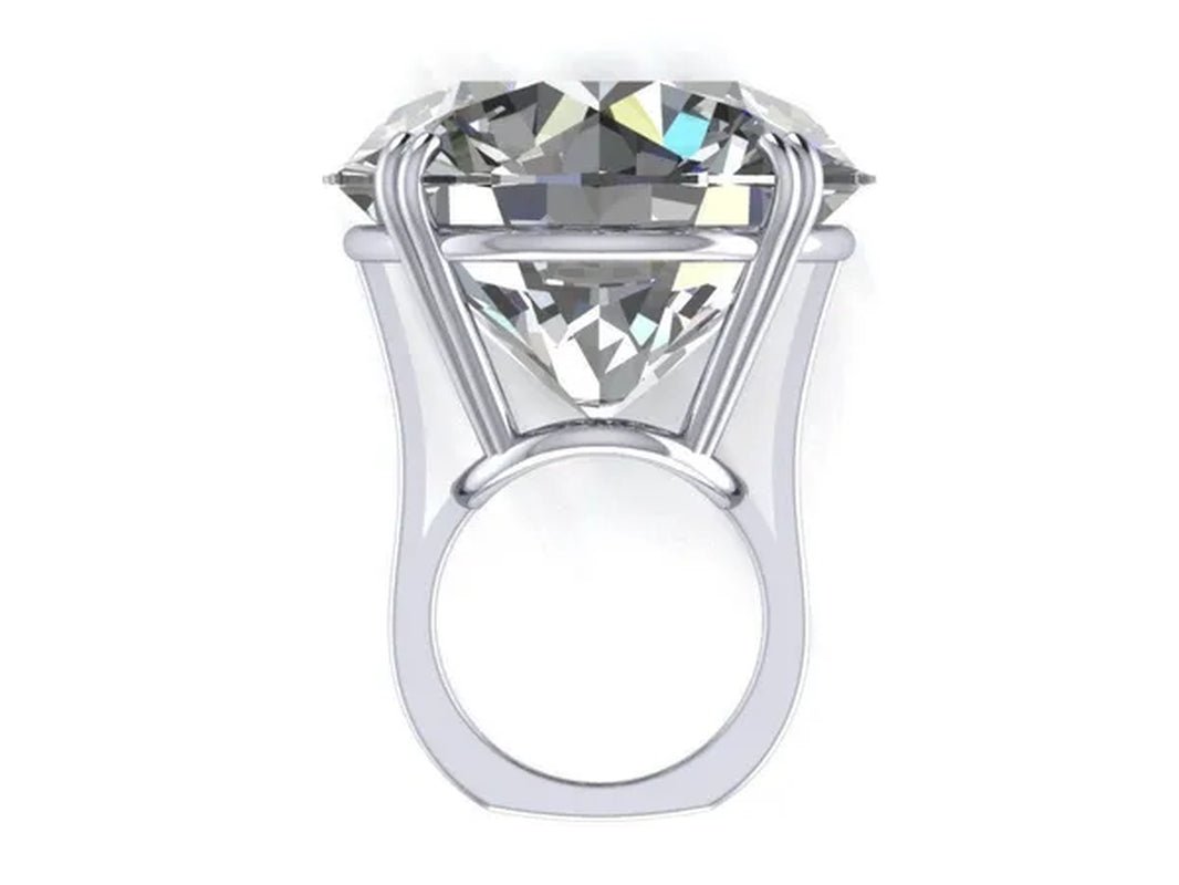 Natural White Sapphire Engagement ring Size 6,7,8,9,10 - WORLD TIME VISITS
