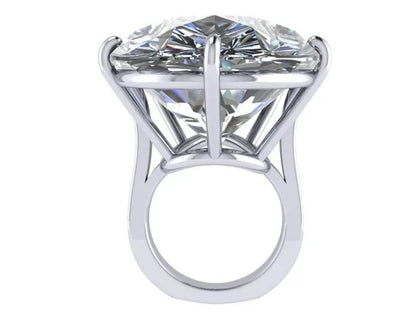 Natural White Sapphire Engagement ring Size 6,7,8,9,10 - WORLD TIME VISITS
