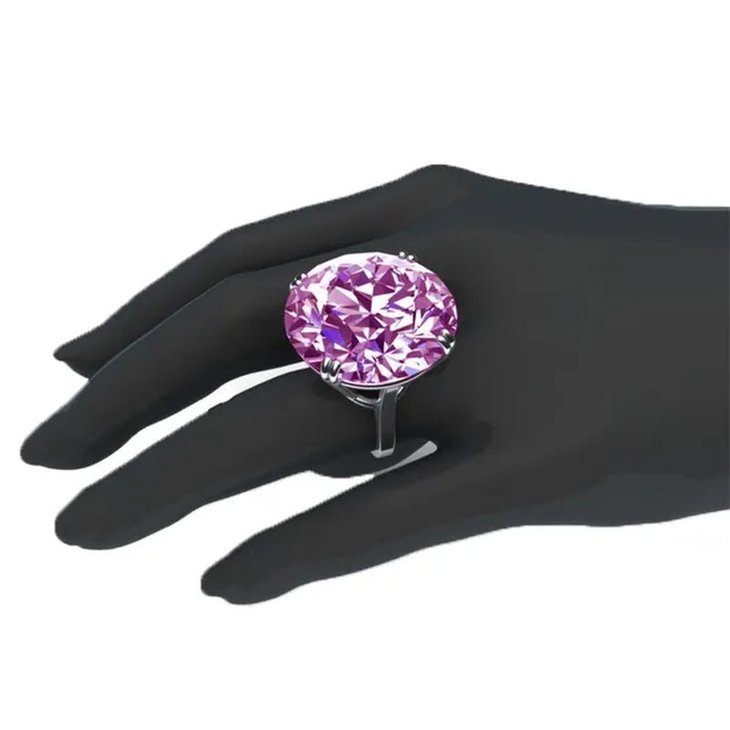 Natural White Sapphire Engagement ring Size 6,7,8,9,10