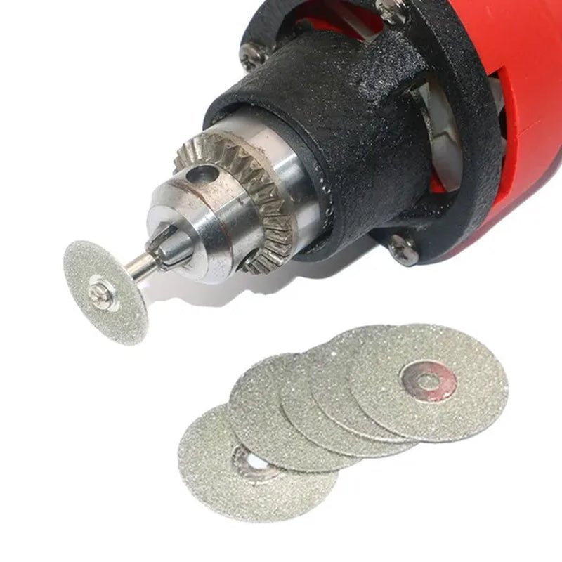 New 1 Pack  12 Pcs Hot Tool Mini Cutting Disc For Rotory Accessories Diamond Grinding Wheel Rotary Circular Saw Blade Abrasive Diamond Disc