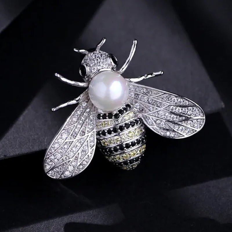 New Brand Design Insect Series Brooch Women Delicate Little Bee Brooches Crystal Rhinestone Pin Brooch Jewelry Gifts for Girl - WORLD TIME VISITS