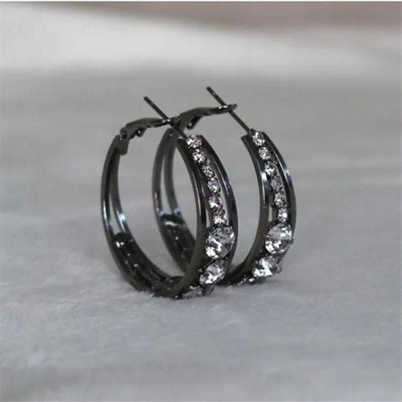 New Exquisite fashion female jewelry Sterling Silver  Diamond Earrings romantic Valentine's Day gift engagement Earrings wedding Earrings anniversary women's jewelry