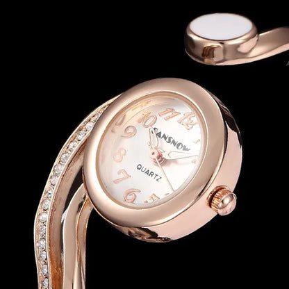 New Luxury Lady Watches Bracelet Watch Gold Silver Small Dial Dress Quartz Wristwatch Gift for Women Fashion