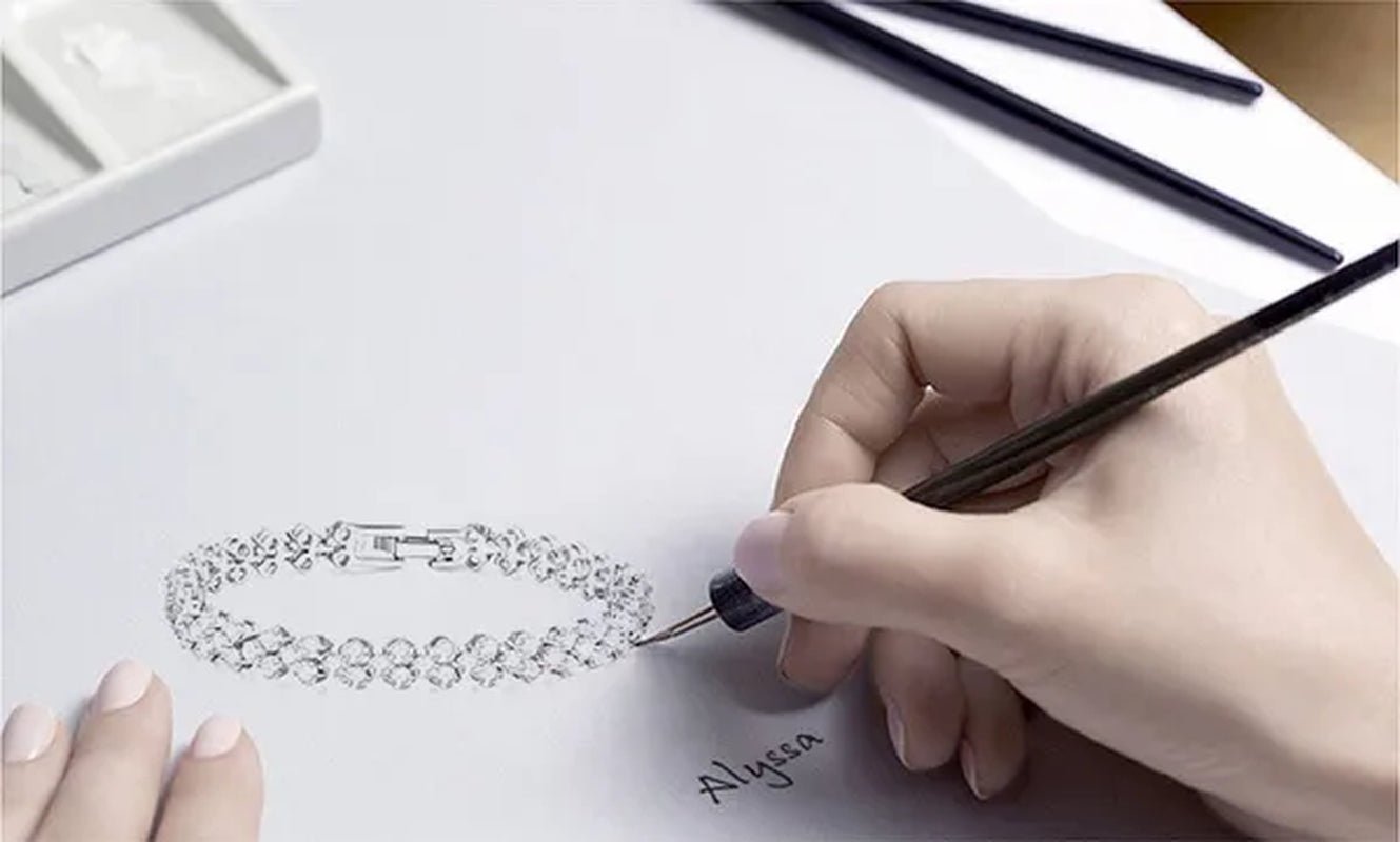New Luxury Trendy Roman Bracelet Zircon Bangle for Women Bride Wedding Engagement Bracelet Party Anniversary Gift Jewelry