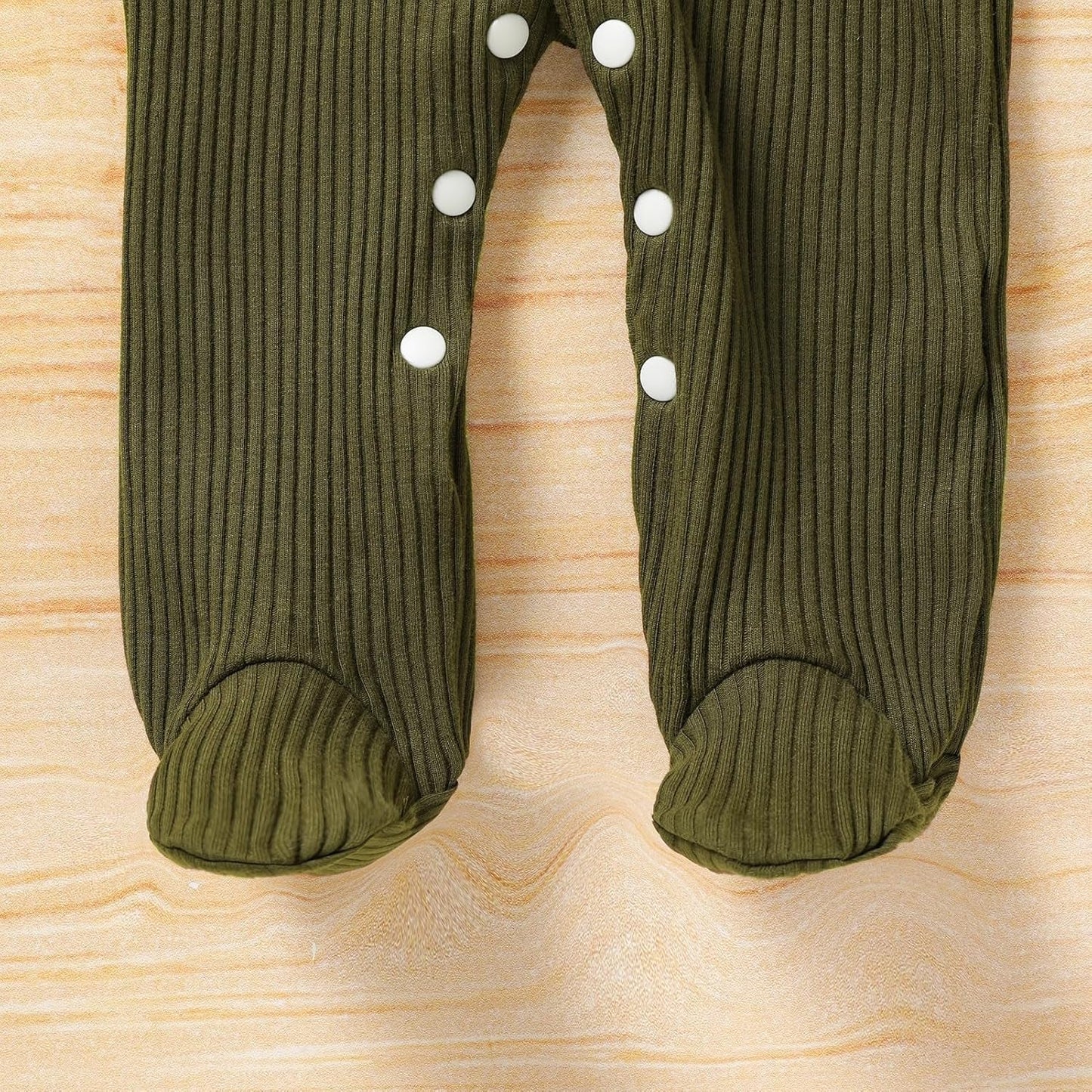 Newborn Infant Baby Boy Coming Homing Clothes Letter Print Button Knit Footed Romper Jumpsuit Hat Bibs 3Pcs Outfit