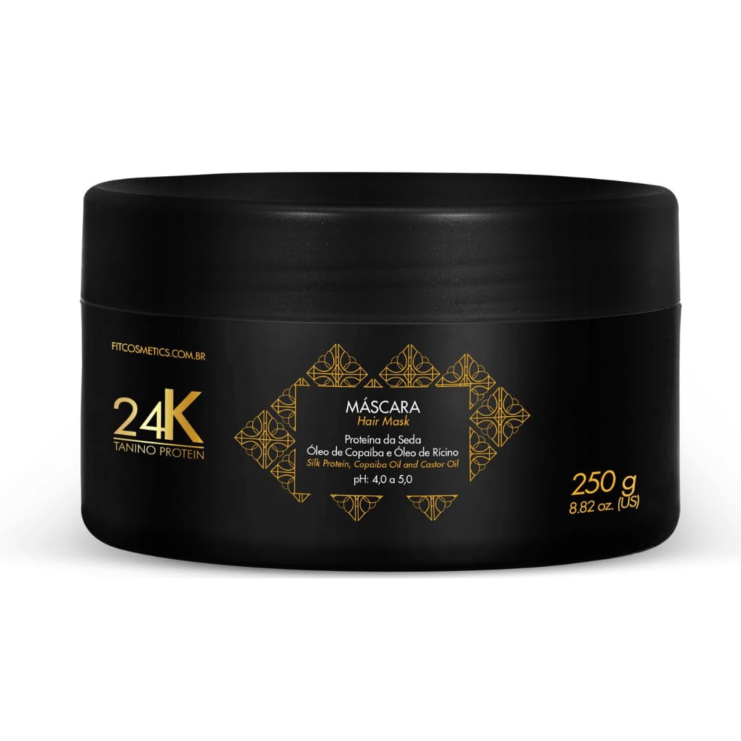 NG De France Vegan Hair Straightening without Formaldehyde Fast Liss Reducer 1000Ml/33.8 Fl.Oz. +  Tanino Protein 24K Vegan Moisturizing Mask 250G/8.82Oz.