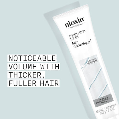 Nioxin Density Defend Hair Thickening Gel | for Volumizing and Fuller Hair| No Stickiness or Stiffness | 5.1 Fl Oz - WORLD TIME VISITS