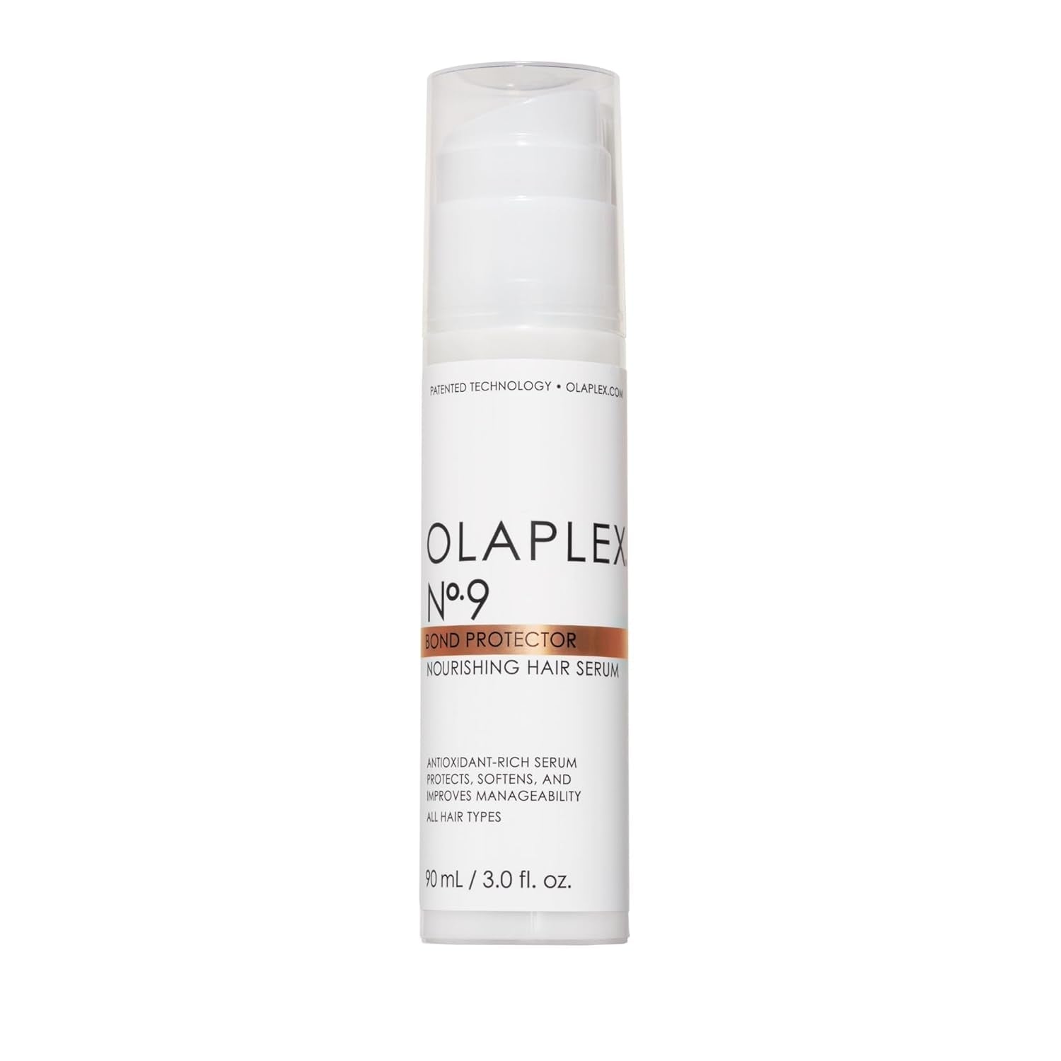 No. 9 Bond Protector Nourishing Hair Serum, Heat Protectant, Softens & Weightlessly Nourishes, Reduces Tangle & Static, for All Hair Types, 3.0 Fl Oz - WORLD TIME VISITS