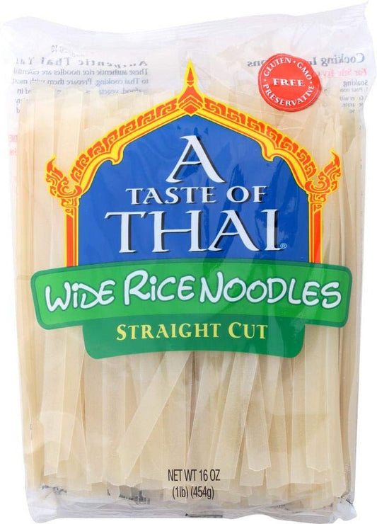 Noodle Rice Gluten Free Extra Wide, 16 Ounce (Pack of 1) - WORLD TIME VISITS