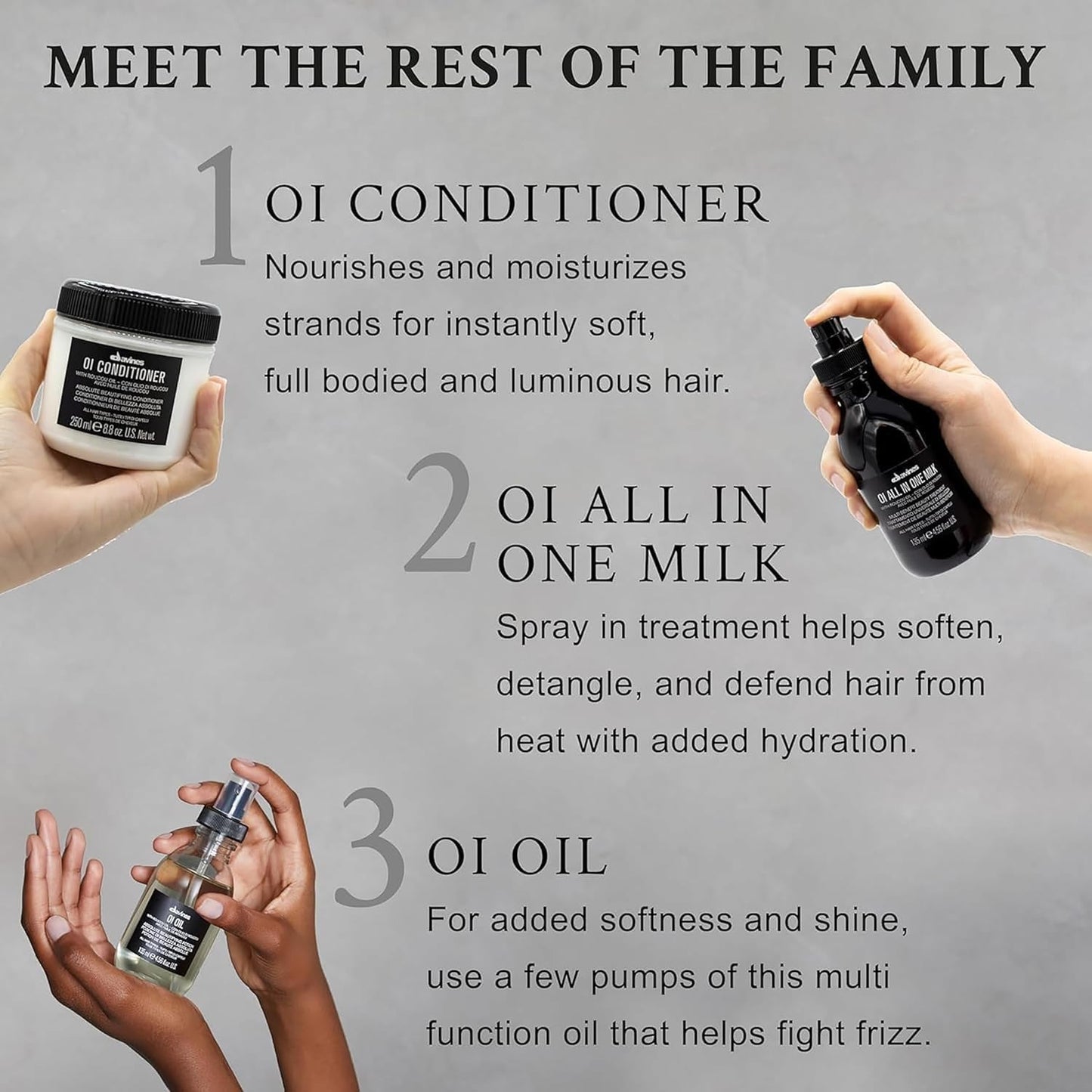 OI Oil | Weightless Hair Oil Perfect for Dry Hair, Coarse & Curly Hair Types | Conrol Frizz | Soft, Shiny Hair