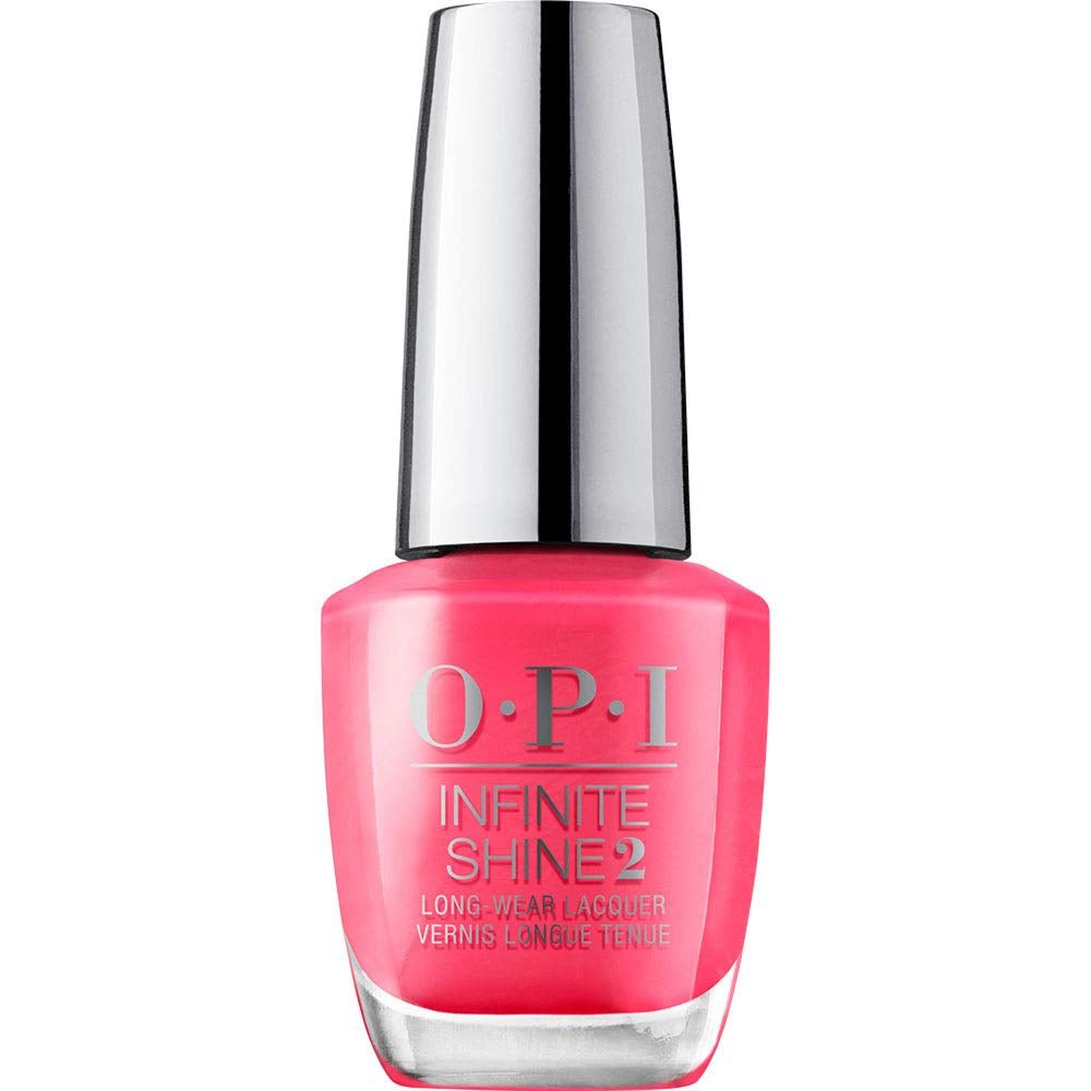 OPI Infinite Shine 2 Long - Wear Lacquer, Strawberry Margarita, Pink Long - Lasting Nail Polish, 0.5 Fl Oz - WORLD TIME VISITS