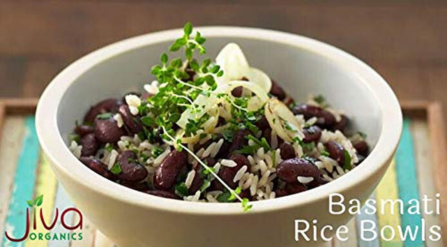 Organic Basmati Rice 4 LB Bag - Pure, Extra Long, Premium Quality from India - by