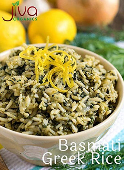 Organic Basmati Rice 4 LB Bag - Pure, Extra Long, Premium Quality from India - by