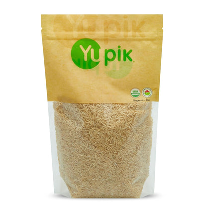 Organic Brown Rice, Long Grains, 2.2 Lb (35.2 Oz), Non - Gmo, Vegan, Gluten - Free, Kosher, Salt - Free, Source of Fiber & Iron, Easy Preparation, Ideal for Recipes, Side Dishes, Salads & More - WORLD TIME VISITS