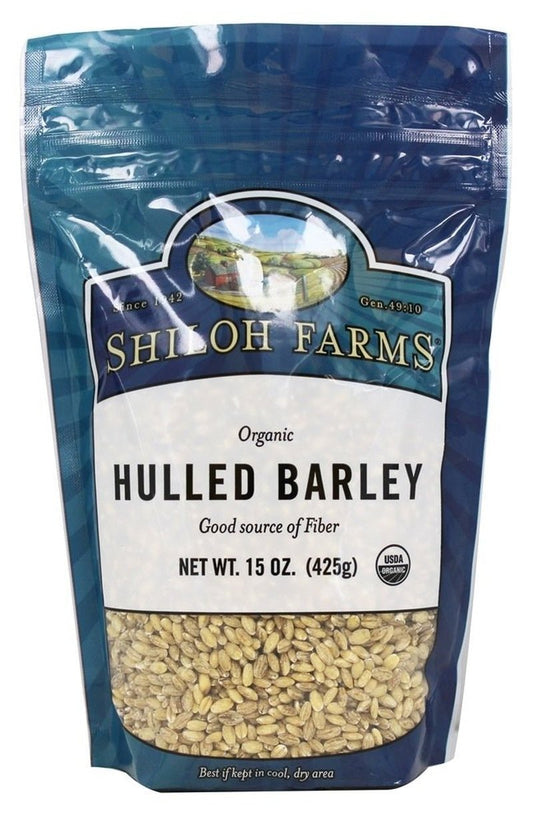 Organic Hulled Barley Grain from - 15 Oz Pouch - WORLD TIME VISITS