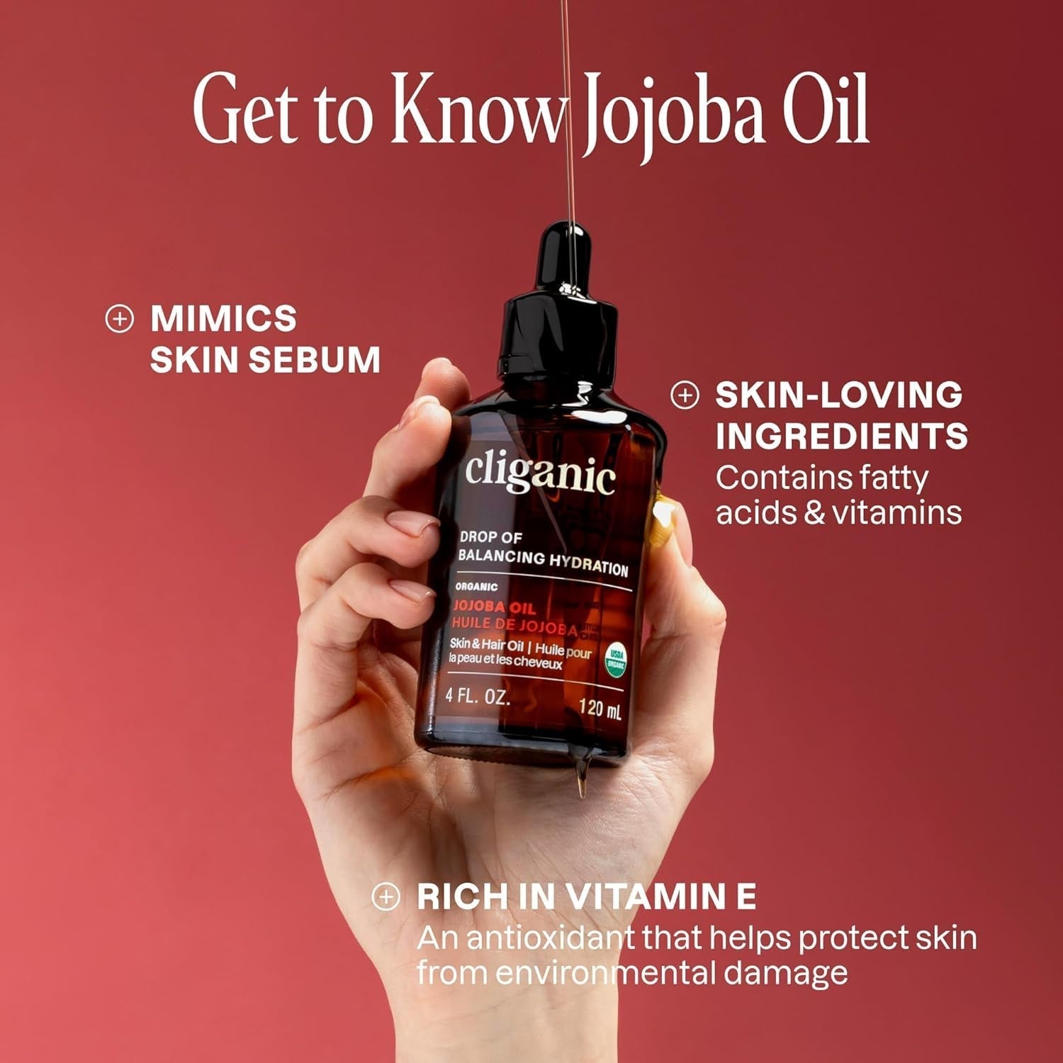Organic Jojoba Oil, 100% Pure (4Oz) | Moisturizing for Face, Hair, Skin & Nails | Natural Cold Pressed Hexane Free | Base Carrier Oil (Packaging May Vary) - WORLD TIME VISITS
