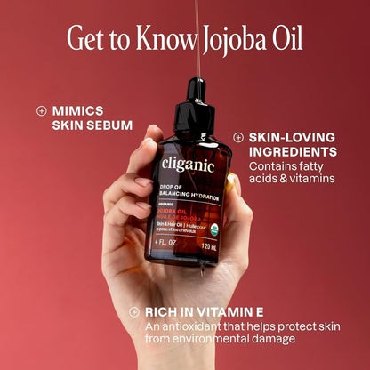 Organic Jojoba Oil, 100% Pure (4Oz) | Moisturizing for Face, Hair, Skin & Nails | Natural Cold Pressed Hexane Free | Base Carrier Oil (Packaging May Vary) - WORLD TIME VISITS