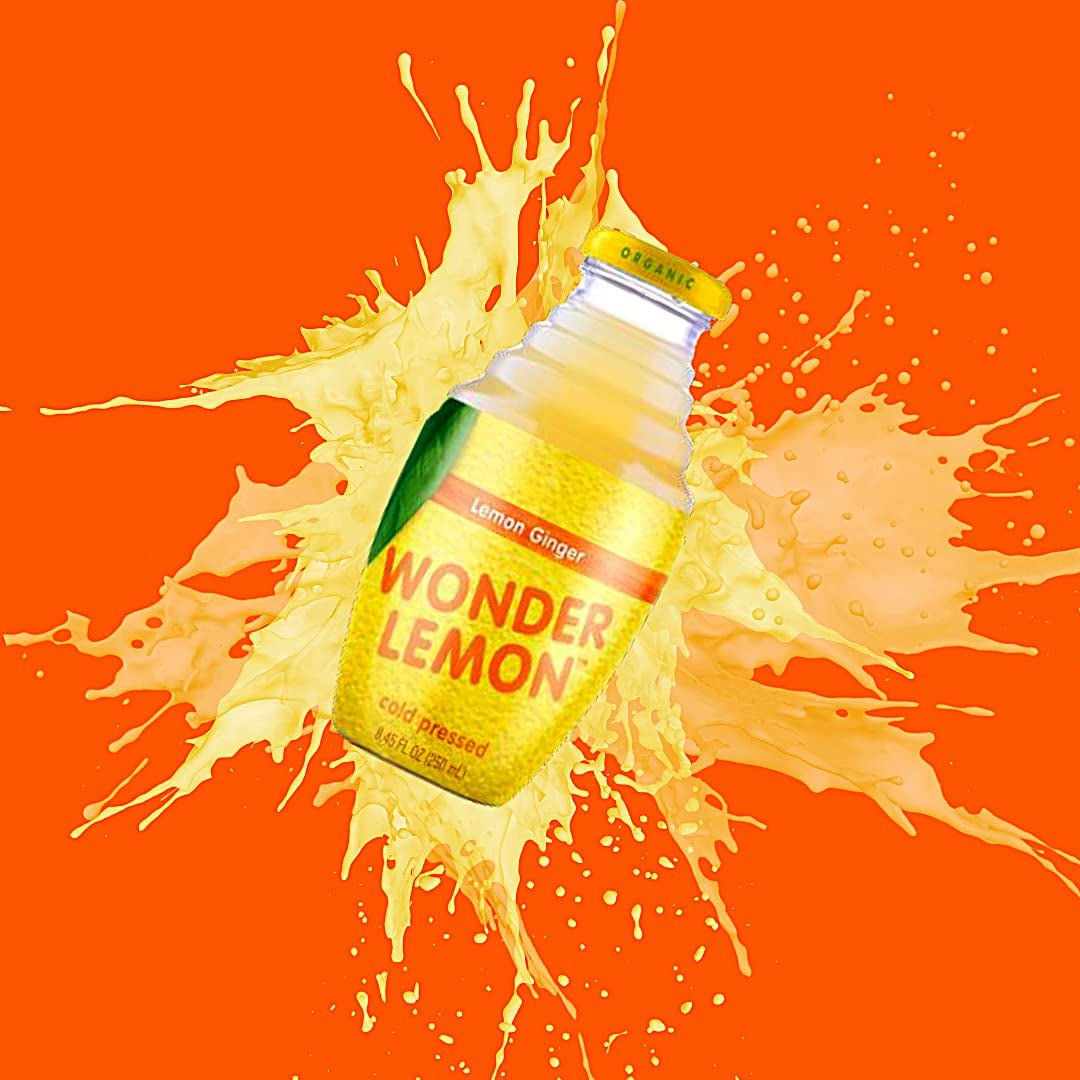 Organic Lemon Ginger Cold Pressed Juice, 8.45Oz (6 Pack) - WORLD TIME VISITS