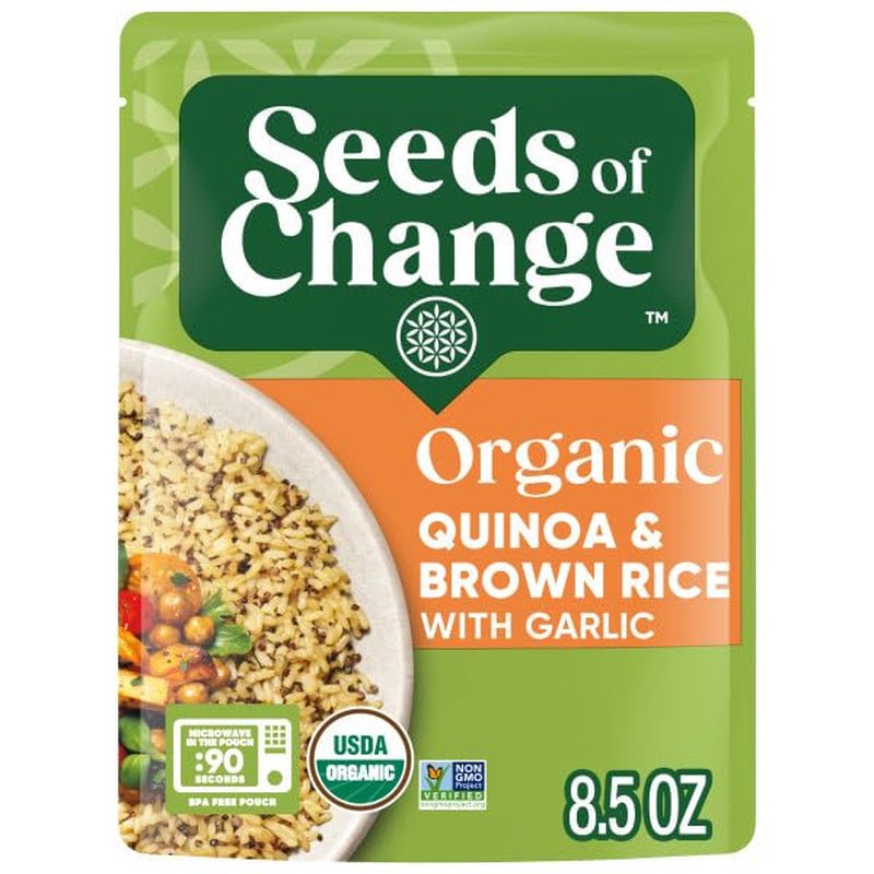 Organic Quinoa & Brown Rice 8.5 Ounce (Pack of 12) - WORLD TIME VISITS