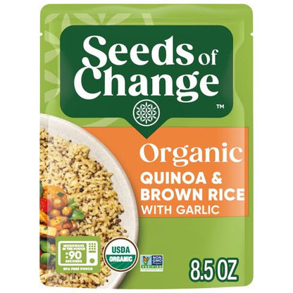 Organic Quinoa & Brown Rice 8.5 Ounce (Pack of 12) - WORLD TIME VISITS