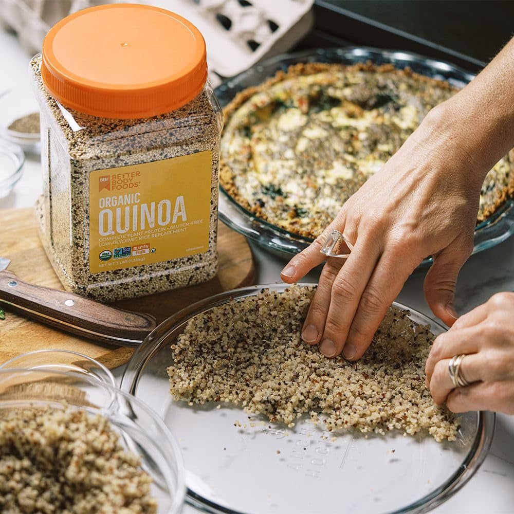Organic Quinoa, Vegan, Gluten Free, Low Glycemic Rice Replacement, 24 Ounce - WORLD TIME VISITS