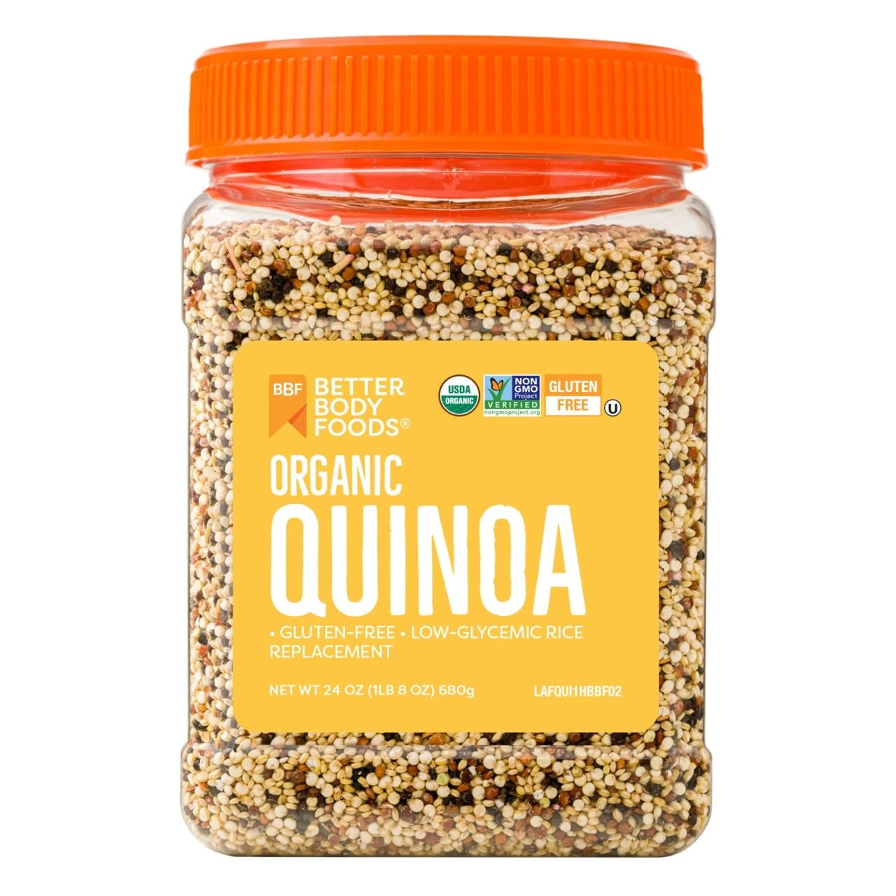 Organic Quinoa, Vegan, Gluten Free, Low Glycemic Rice Replacement, 24 Ounce - WORLD TIME VISITS