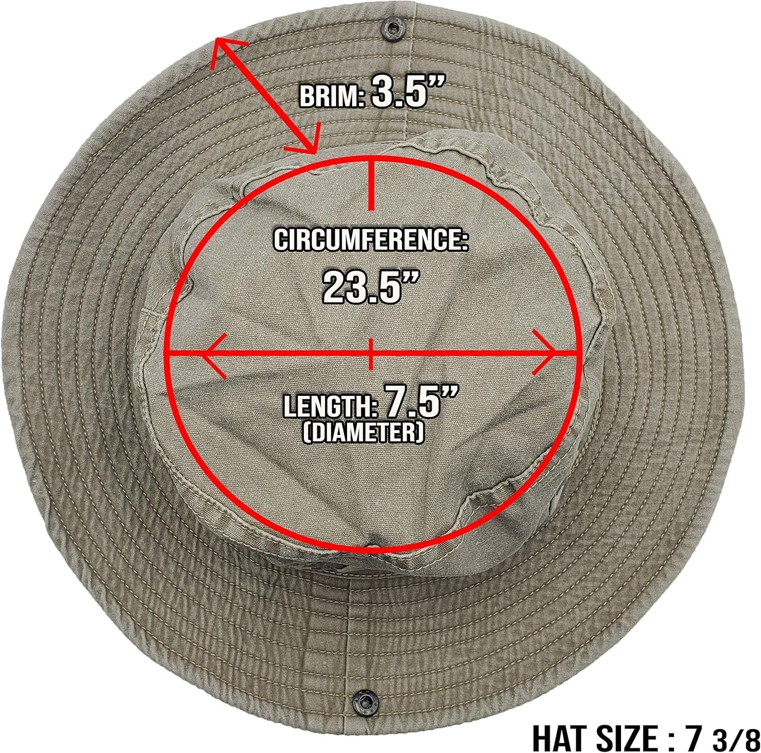 Outdoor Boonie Sun Hat for Hiking, Camping, Fishing, Operator Floppy Military Camo Summer Cap for Men or Women - WORLD TIME VISITS