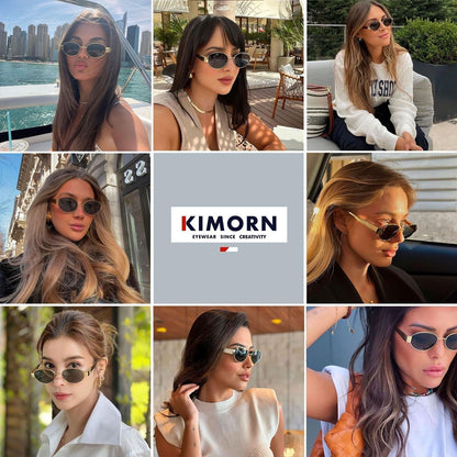 Oval Sunglasses Womens Men Retro Trendy Sun Glasses Classic Metal Shades K1653 - WORLD TIME VISITS