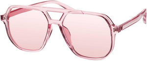 Oversized Aviator Sunglasses for Women and Men with Polarized Lens MS52243
