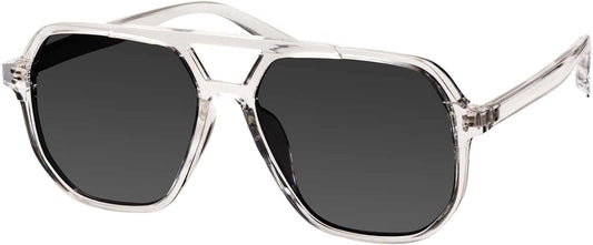 Oversized Aviator Sunglasses for Women and Men with Polarized Lens MS52243 - WORLD TIME VISITS
