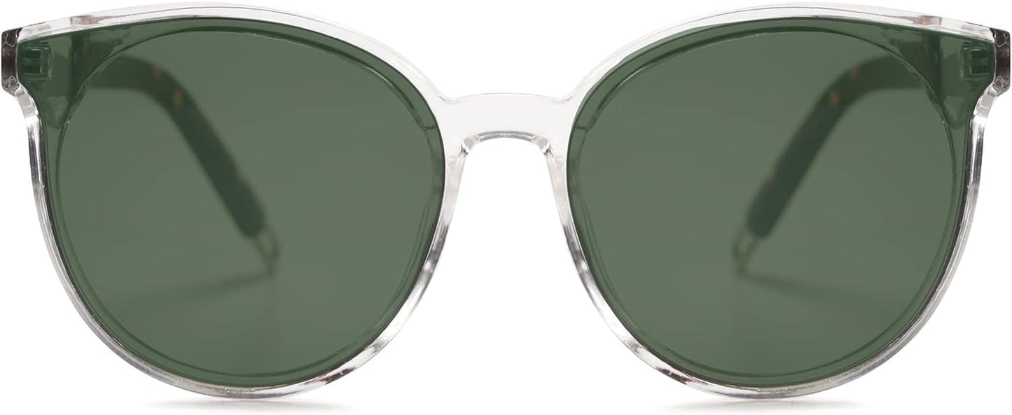 Oversized round Sunglasses for Women and Men - WORLD TIME VISITS