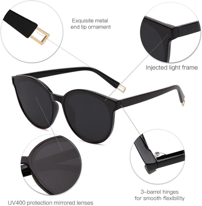 Oversized round Sunglasses for Women and Men