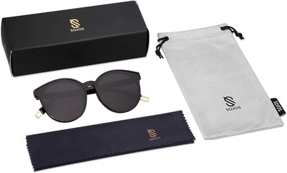 Oversized round Sunglasses for Women and Men