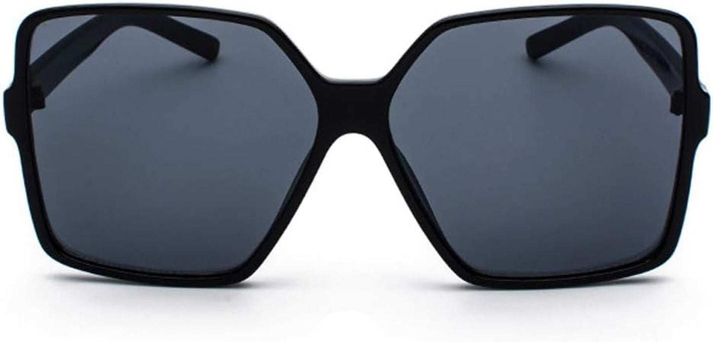Oversized Square Sunglasses for Women Big Large Wide Fashion Shades for Men UV Protection Unisex - WORLD TIME VISITS