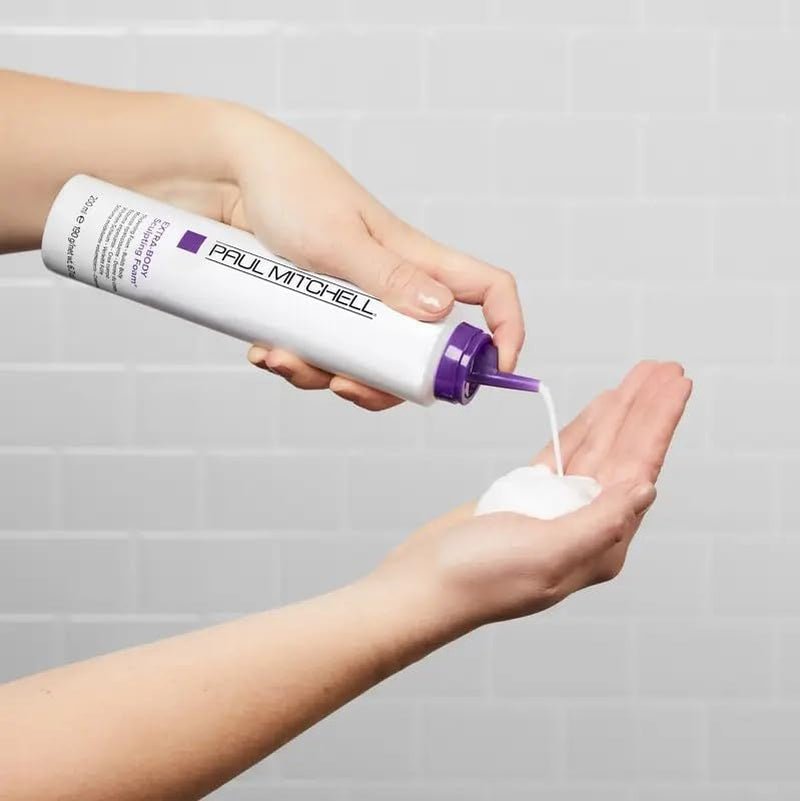 Paul Mitchell Extra - Body Sculpting Foam, Thickens + Builds Body, for Fine Hair - WORLD TIME VISITS