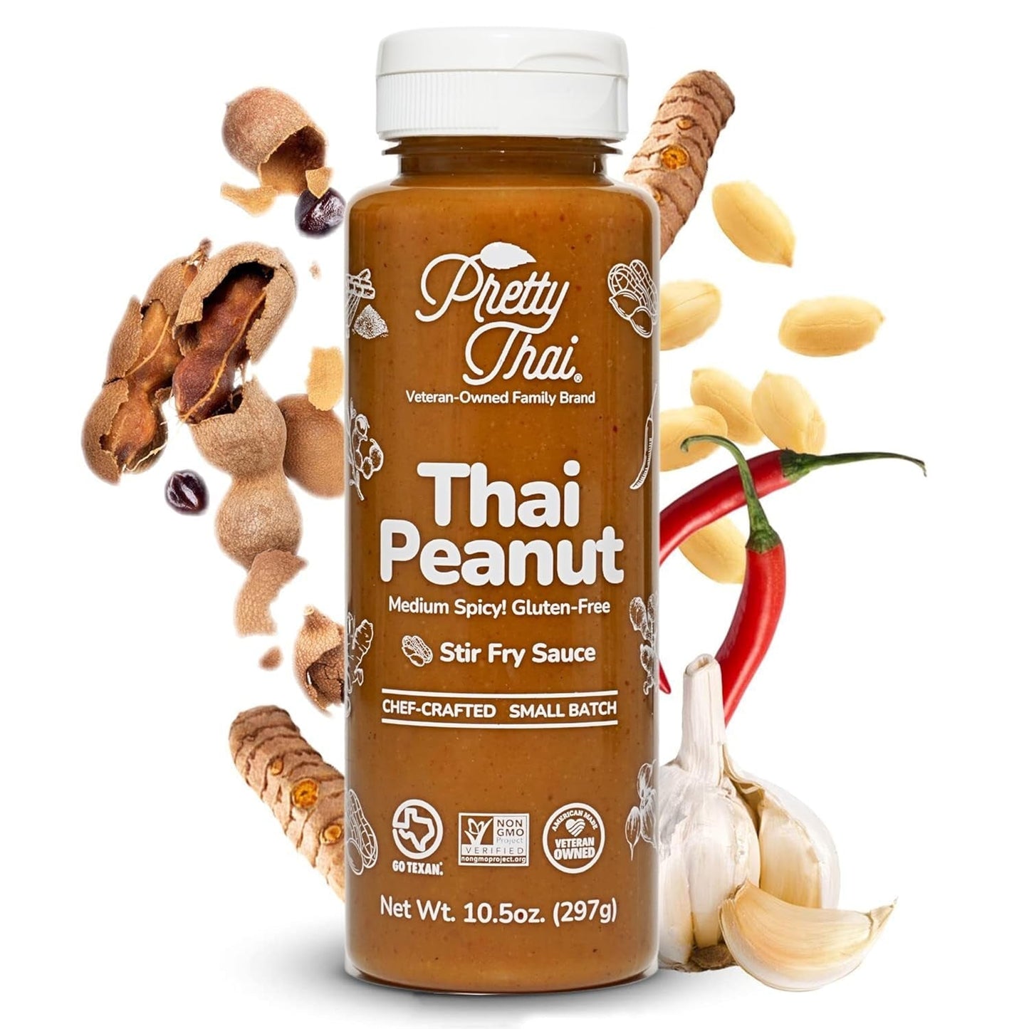 Peanut Sauce, Gluten Free Certified Non - Gmo Vegan Authentic Stir Fry, Dressing, Rice Seasoning, Condiment & Dipping Sauce, 100% Natural - WORLD TIME VISITS