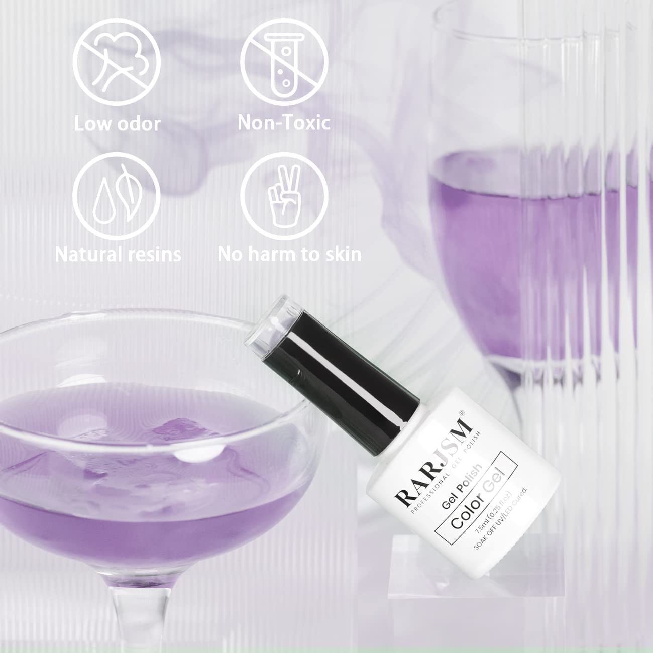 Pearl Gel Nail Polish, Glitter Drawing Gel Polish Shimmer Mermaid Nail Gel Soak off UV Gel for Salon Home DIY Manicure Use - WORLD TIME VISITS