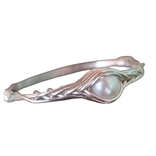 Pearl Rings for Women Sterling Silver Handmade by (8) - WORLD TIME VISITS