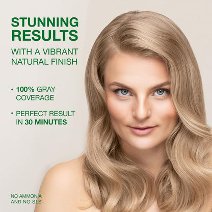 Permanent Hair Dye, 10.2 Light Ash Blonde, Ammonia and Paraben Free, up to 100% Gray Hair Coverage, Long Lasting, Vegan, Cruelty Free - WORLD TIME VISITS