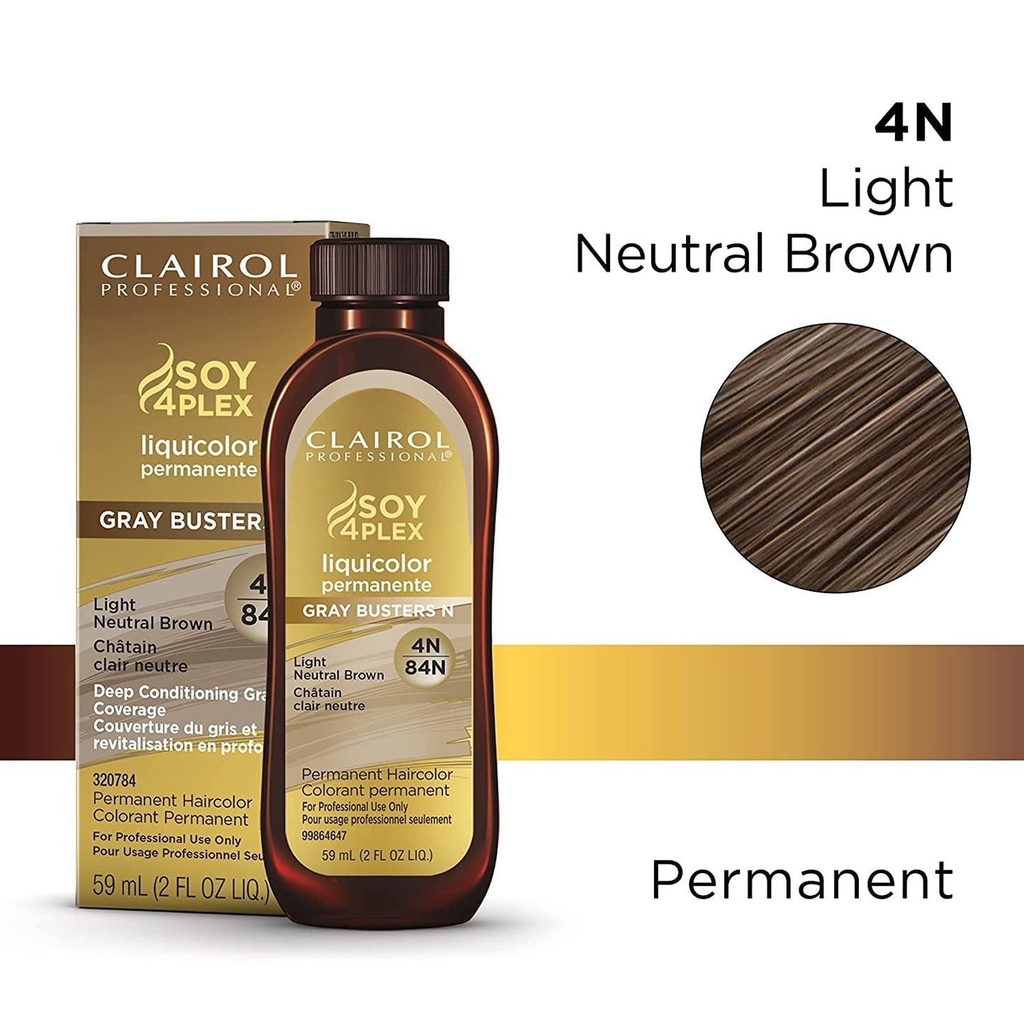 Permanent Liquicolor for Light Brown/Medium Brown Hair Color with 100% Gray Coverage | Packaging May Vary - WORLD TIME VISITS