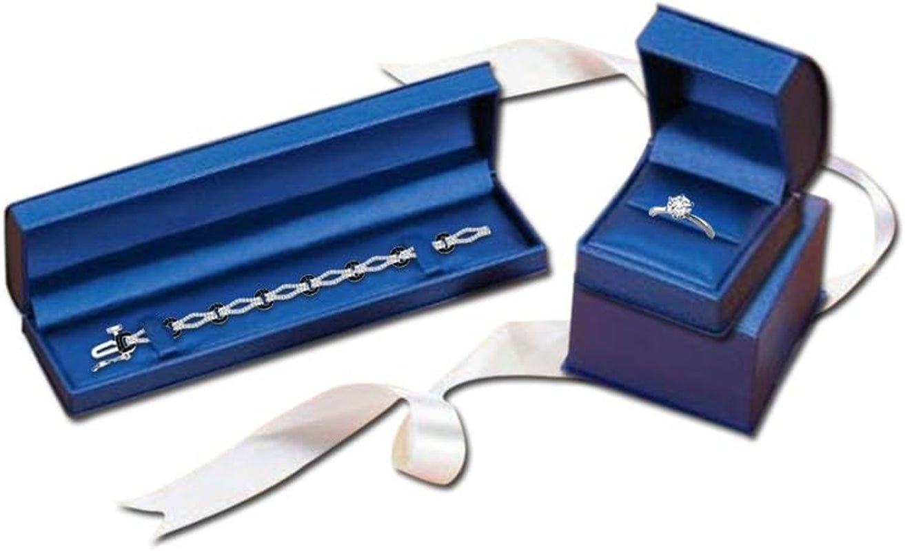 Petite Blue Sapphire & Natural Diamond (SI2-I1,G-H) Cross Pendant 0.34 Ctw 14K Gold. Included 16 Inches 14K Gold Chain.