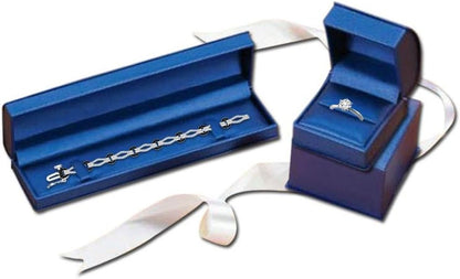 Petite Blue Sapphire & Natural Diamond (SI2-I1,G-H) Cross Pendant 0.34 Ctw 14K Gold. Included 16 Inches 14K Gold Chain.