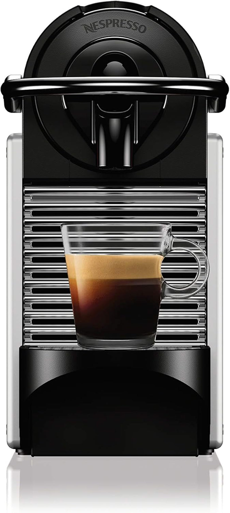 Pixie Coffee and Espresso Machine by with Milk Frother, Aluminum, 34 Ounces - WORLD TIME VISITS